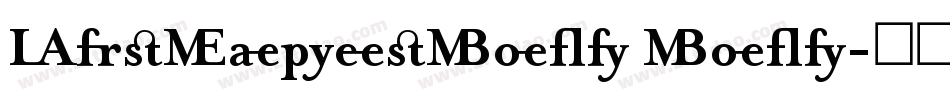 MrsEavesBold Bold字体转换